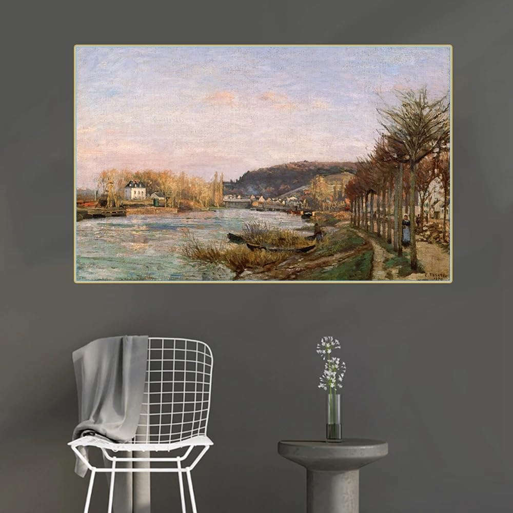 Amazon.co.jp: Gnvkd Ecbxz Camille Pissarro ポスター《ブージヴァル