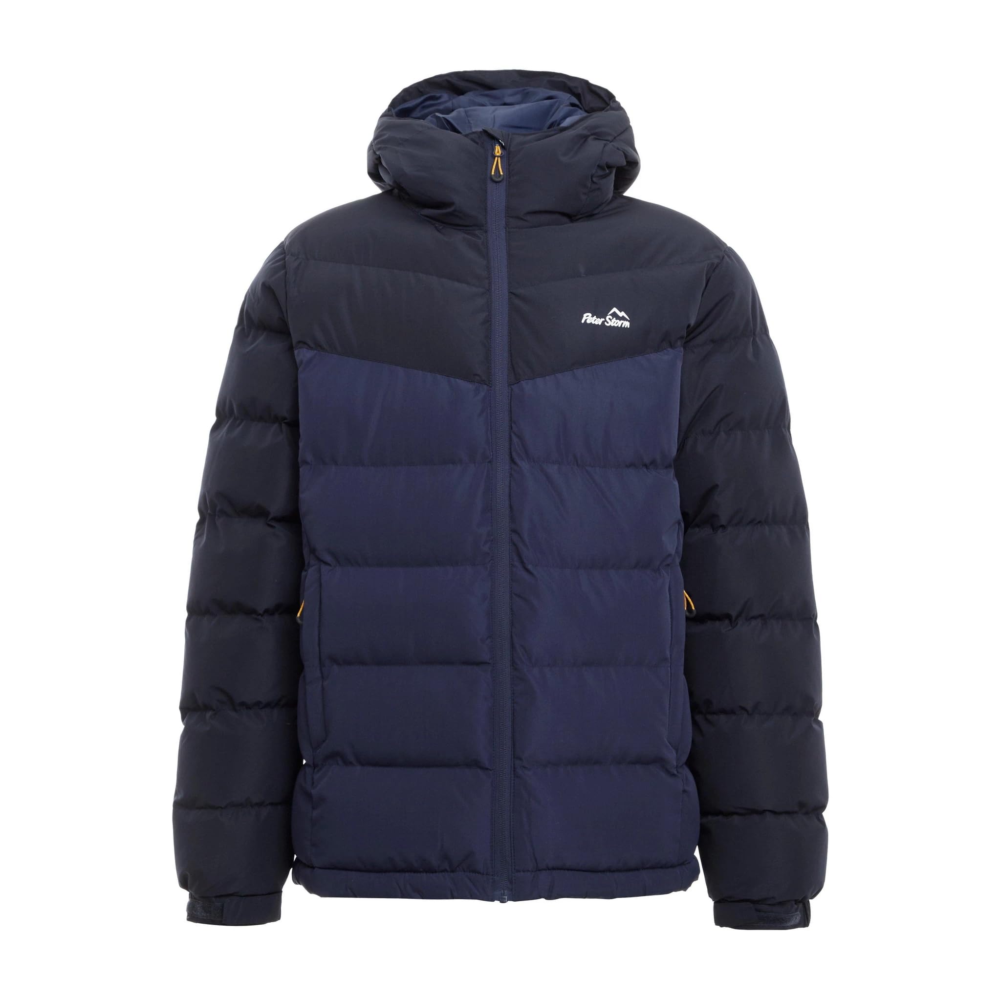 Peter Storm Men's Navy ’S Blast Jacket, Insulated & Water Repellent Jacket With Hood & 2 Zipped Pockets, Cold Weather & Winter Padded Puffer Coat (Uk, Alpha, Xxl, Regular, Regular, )