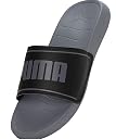 Puma unisex-adult Slide Max Black-Gray Tile Slide Sandal - 11 UK (39453707) gallery image