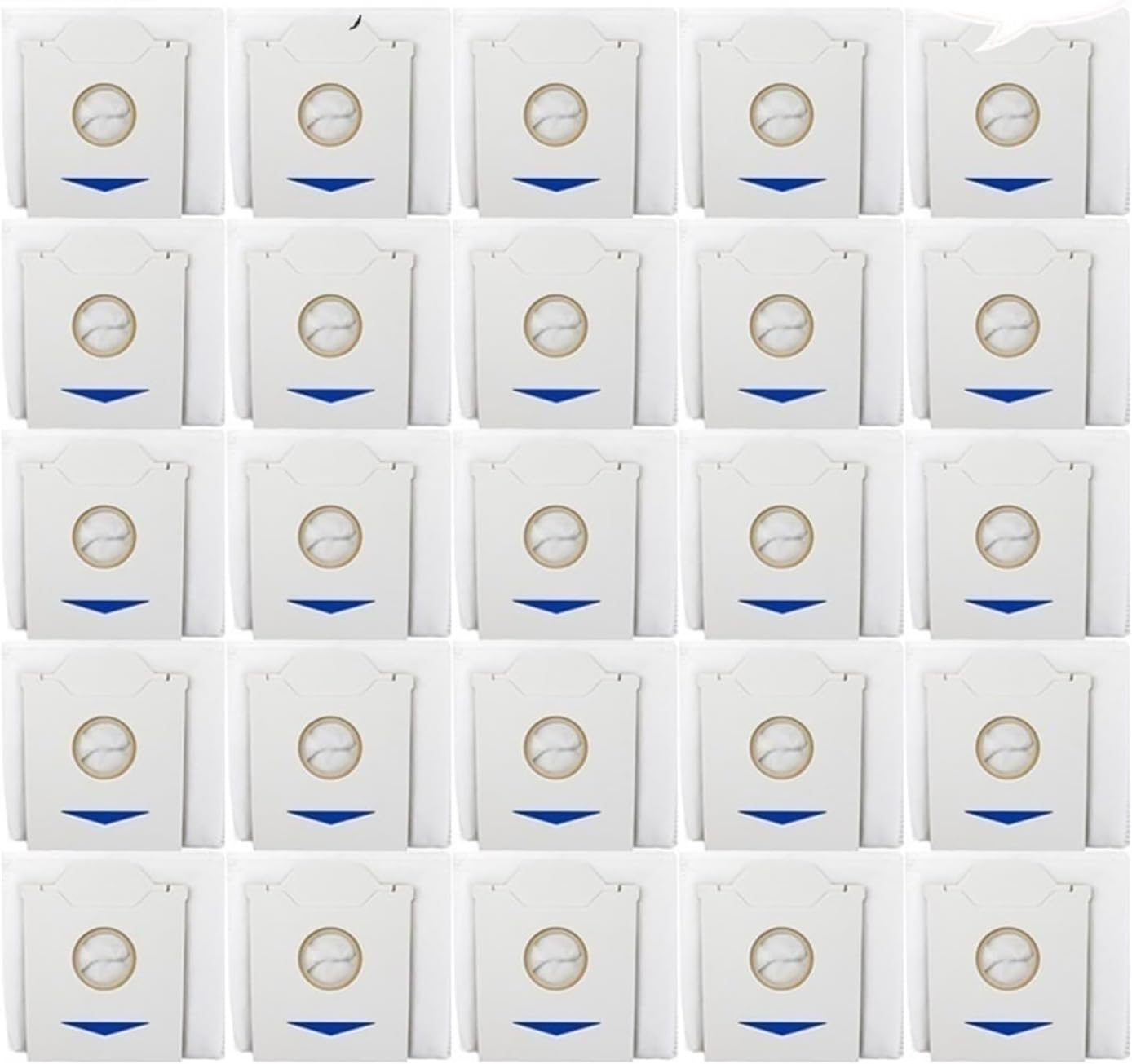 Compatible for Ecovacs Deebot N30 Omni/N30 Pro Omni Spare Parts Trash Bag Robot Replacements Vacuum Cleaner(12pcs)
