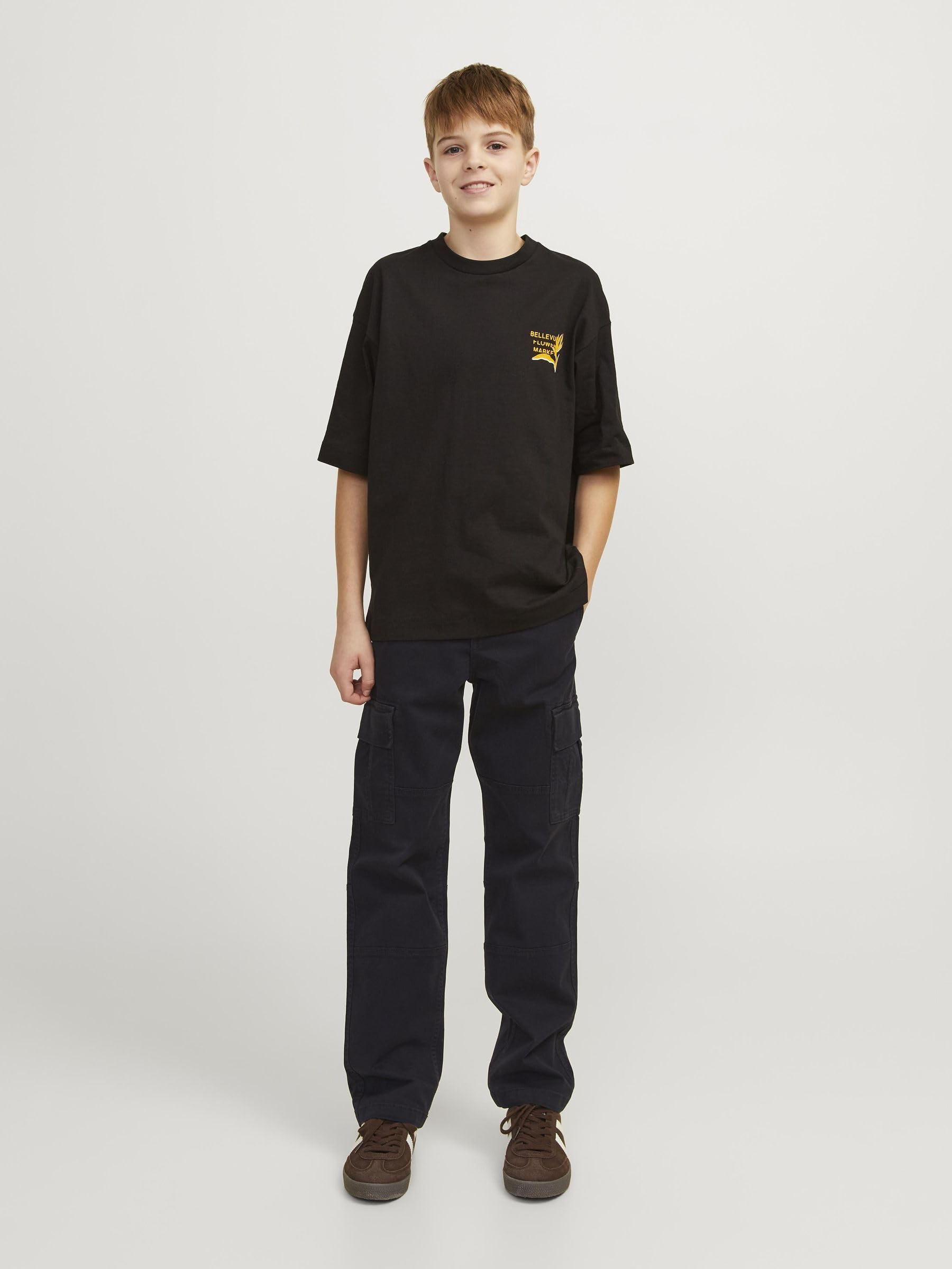 JACK & JONES Jpstkane Jjharlow Cargo Noos Jnr - Pantalones Tipo Cargo Niños
