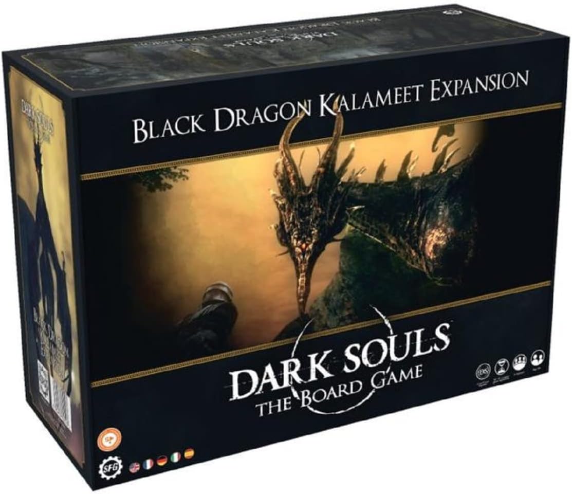 Steamforged Games Dark Souls: The Board Game: Wave 2: Black Dragon Kalameet, Brown