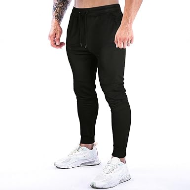 Amazon.com: AKIMPE Pantalones largos para hombre de otoño e invierno, de  color liso, con cordón, para correr, estilo informal : Ropa, Zapatos y  Joyería
