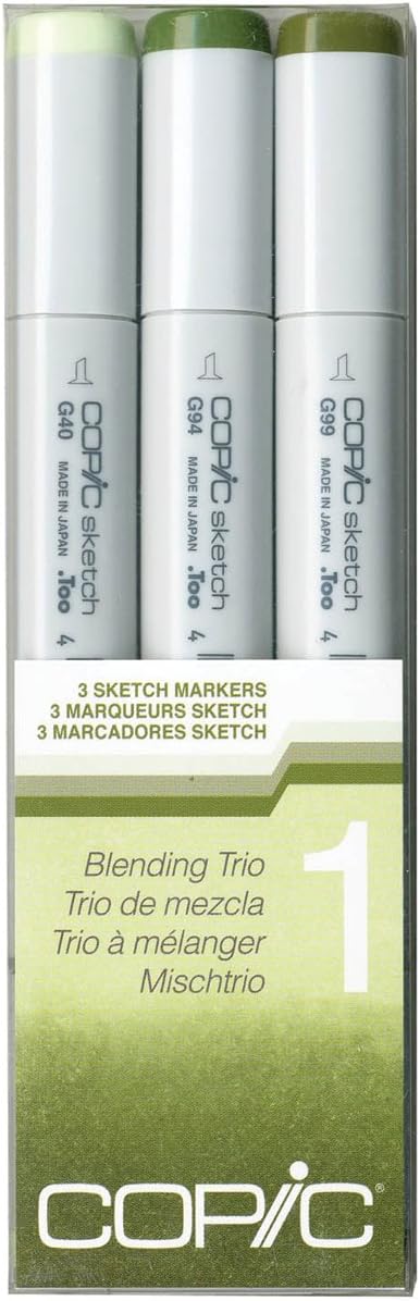 Copic Sketch Blending Trio Markers 3/Pkg-Set 1
