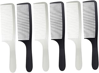minkissy 6 Pçs Pente Curvo Pente Redondo Masculino Terno Masculino Pente De Viagem Kit De Viagem Pentes De Corte Profissional Barbeiro Estilista Pente Para Homem Pentes De Barbeiro