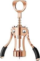 Vista 12 de KORCCI Abridor de vino, sacacorchos de ala de aleación de zinc resistente, abrebotellas de cerveza premium, accesorios multifuncionales para vino