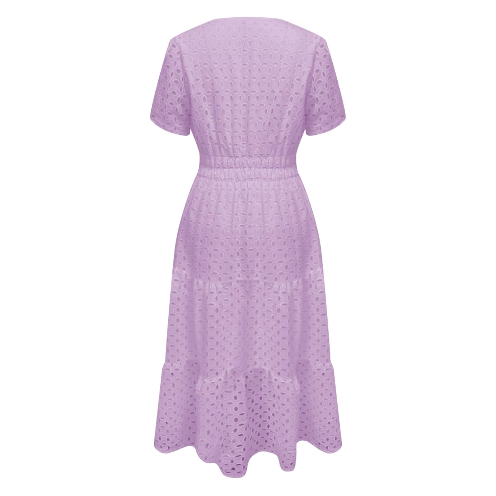 Generisch Vestido Mujer Verano Lino Elegante Vestidos Damas Vestidos Diarios De Verano Hasta La Rodilla Vestido De Tirantes Vestido De Encaje Vestido Boho Adecuado Para El Hogar Y El Tiempo Libre