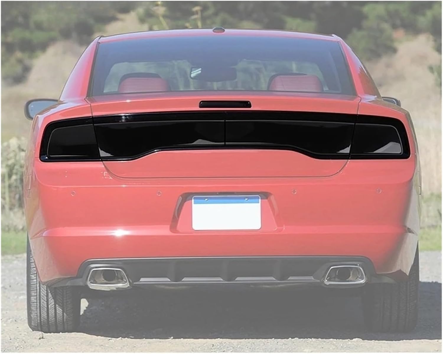 Rear High Brake Light/Tail Light Lamp Decoration Cover Compatible For Dodge Charger 2011 2012 2013 2014 Car Exterior Accessories