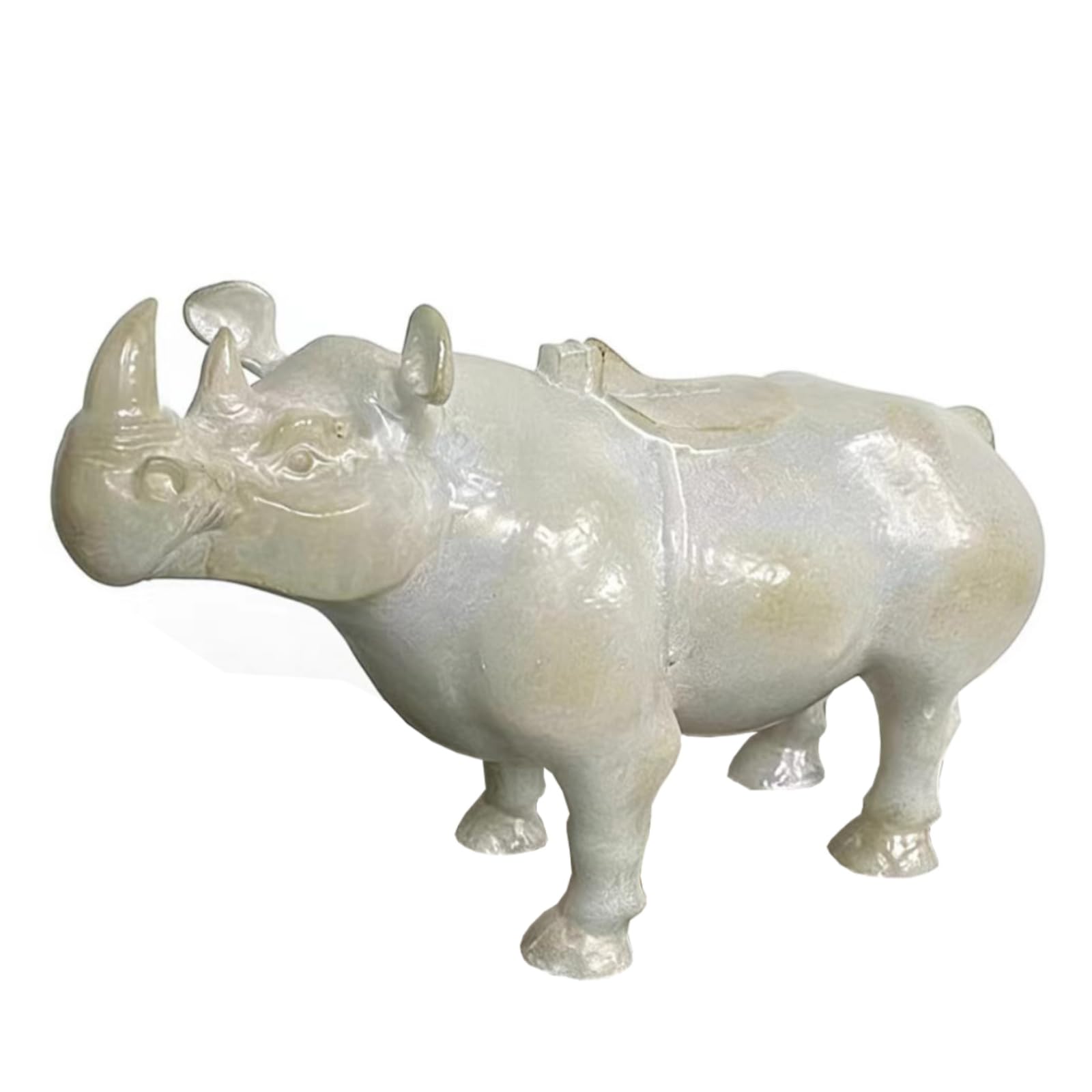 Pferdefigur Vintage Pferdeskulptur Rustikal Figur Pferd für Sammler, Bücherregal, Schwarz, Klein 25 8 H19cm