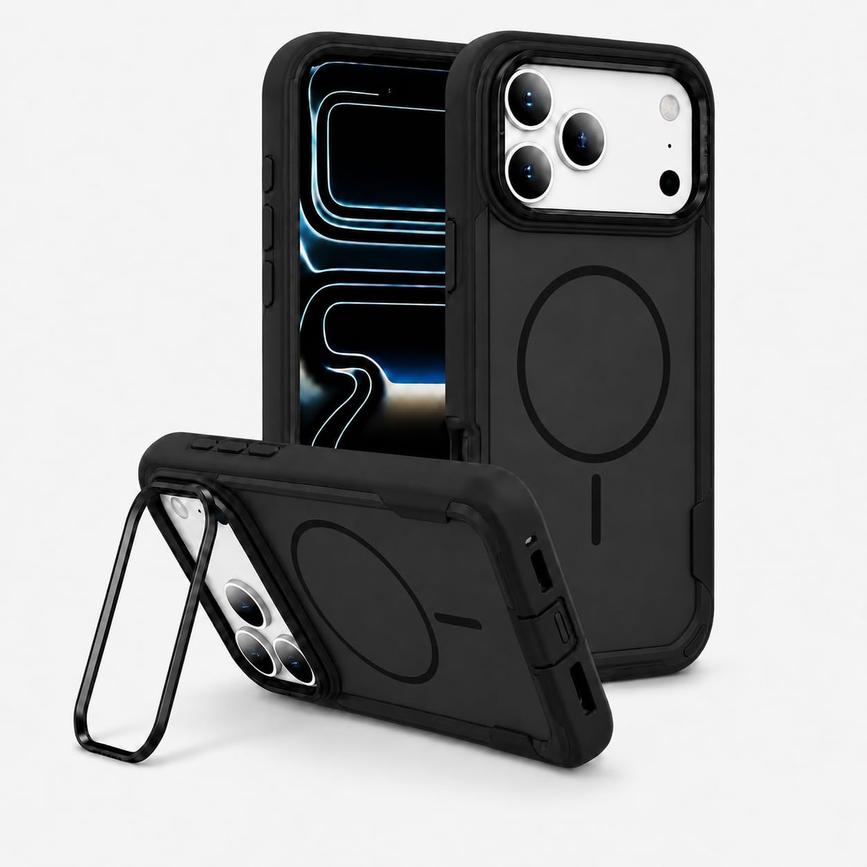 Custodia con cavalletto per iPhone 17 Pro, compatibile con MagSafe