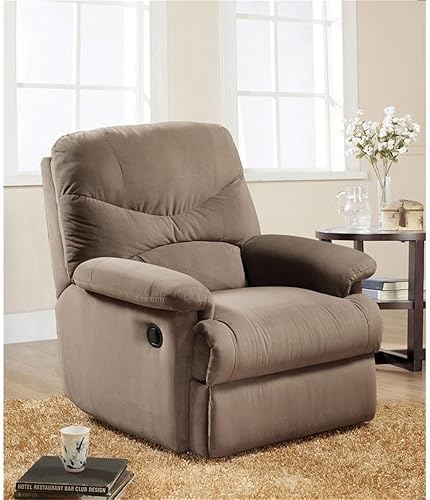 Miniatura 9 de Acme Arcadia - Sillón reclinable tapizado en microfibra beige
