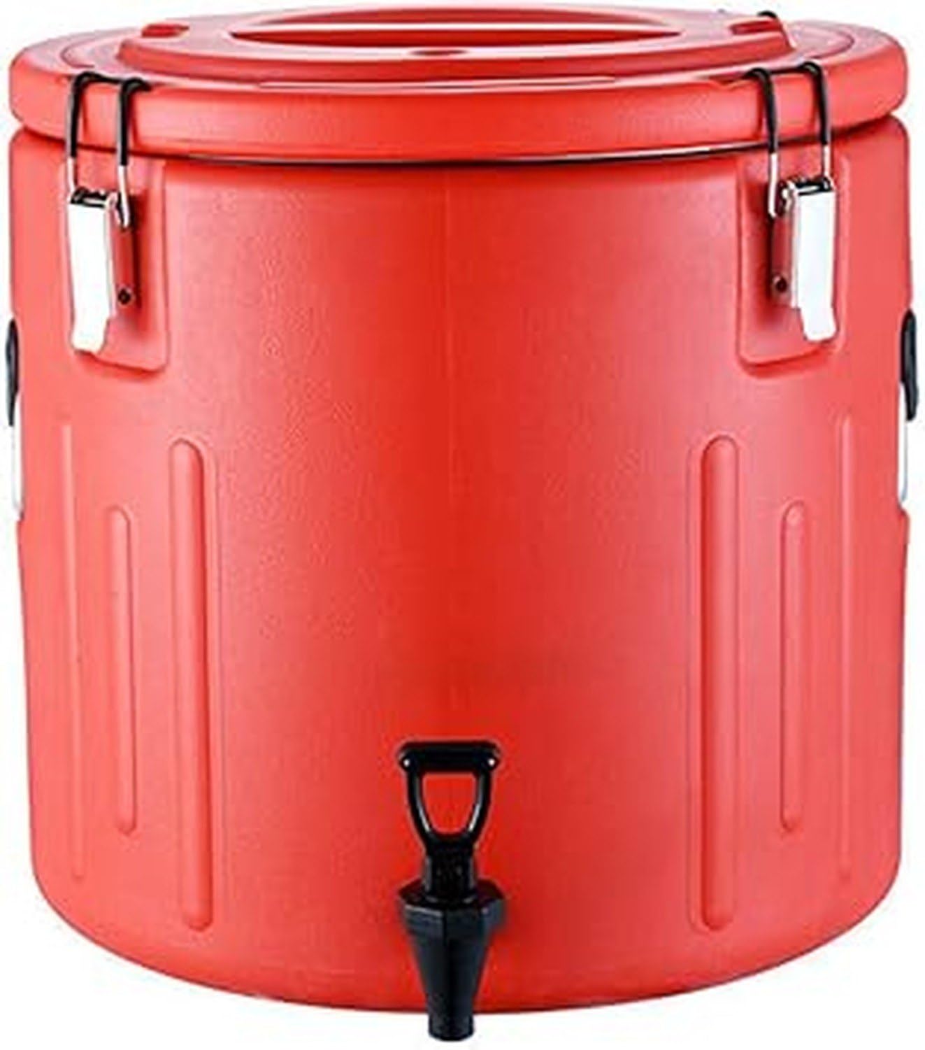Dispensador de Agua Caliente Acero Inoxidable Urna de Cafe para Restaurante, Barril Termico de Gran Capacidad para Sopa Comercial, Mantener Caliente, 10L, 10L