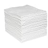 SpillTech Oil-Only Defender Absorbent Mat Pad, Heavyweight, Polypropylene, 19” x 15” L x W, White, Pack of 100 WPB100H