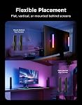 Govee Intelligent LED Bars légers, Travaillez avec Alexa et Google Assistant, RGBICWW WiFi TV Backlights avec Scène et Modes Musicaux pour Gaming, Pictures, PC, TV, Décoration de chambre, Noir