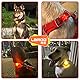 LaRoo Weihnachtstag Sicherheits LED Blinklicht für Hunde,Katzen,LED Licht Leuchtanhänger Schlüsselanhänger 3 Blinkmodis Sicherheitslicht für Spaziergänge