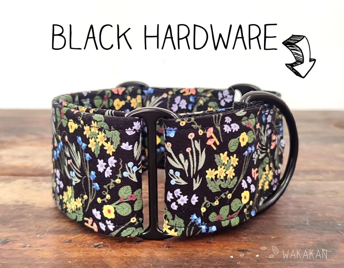 Collar Martingale Para Perro: Secret Pond, Hecho a Mano en España por Wakakán