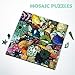 Mosaic Puzzles - Wooden Jigsaw Puzzle – Ocean Treasures - 104 Unique Pieces - Made in the USA