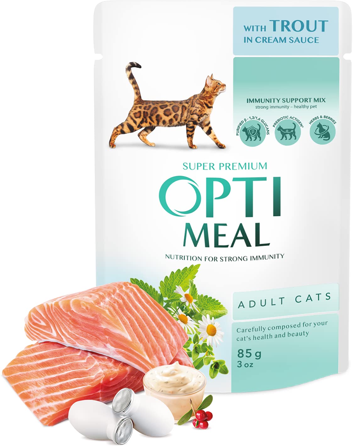 Optimeal Línea Base (Trucha en Salsa Cremosa)