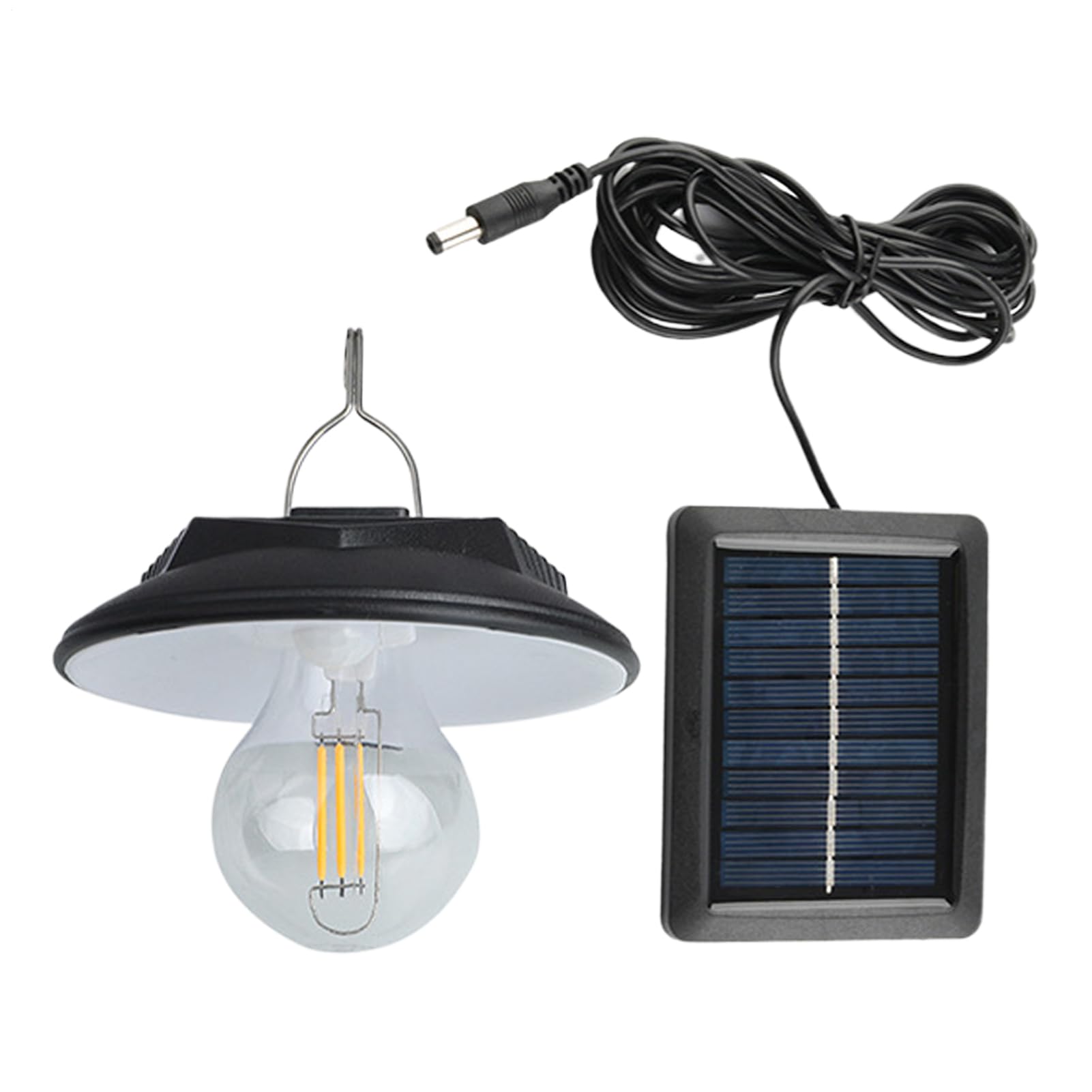 Lámpara solar para refugio con ángulo ajustable que soluciona la oscuridad 8