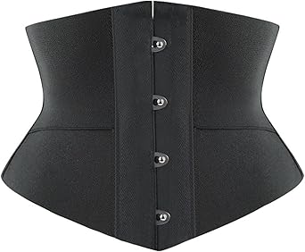 SCARLET DARKNESS Cinturón Steampunk Para Mujer, Cintura Ancha