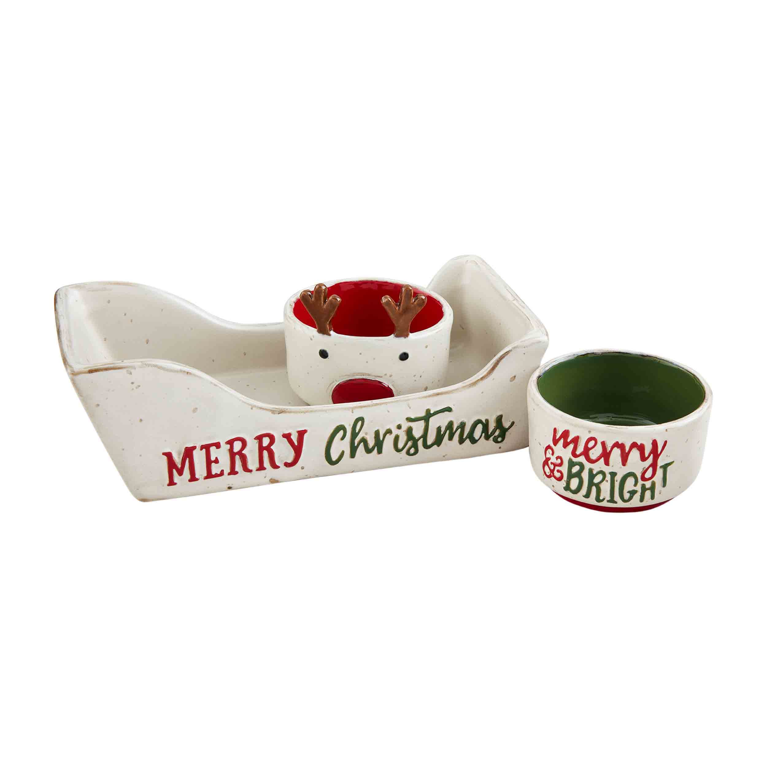 Mud Pie Gebogene Tidbit-Schalen Set – 2-teilig, 12,7 X 7,6 Cm, Terrakotta Mit Jakobsmuschel-Design