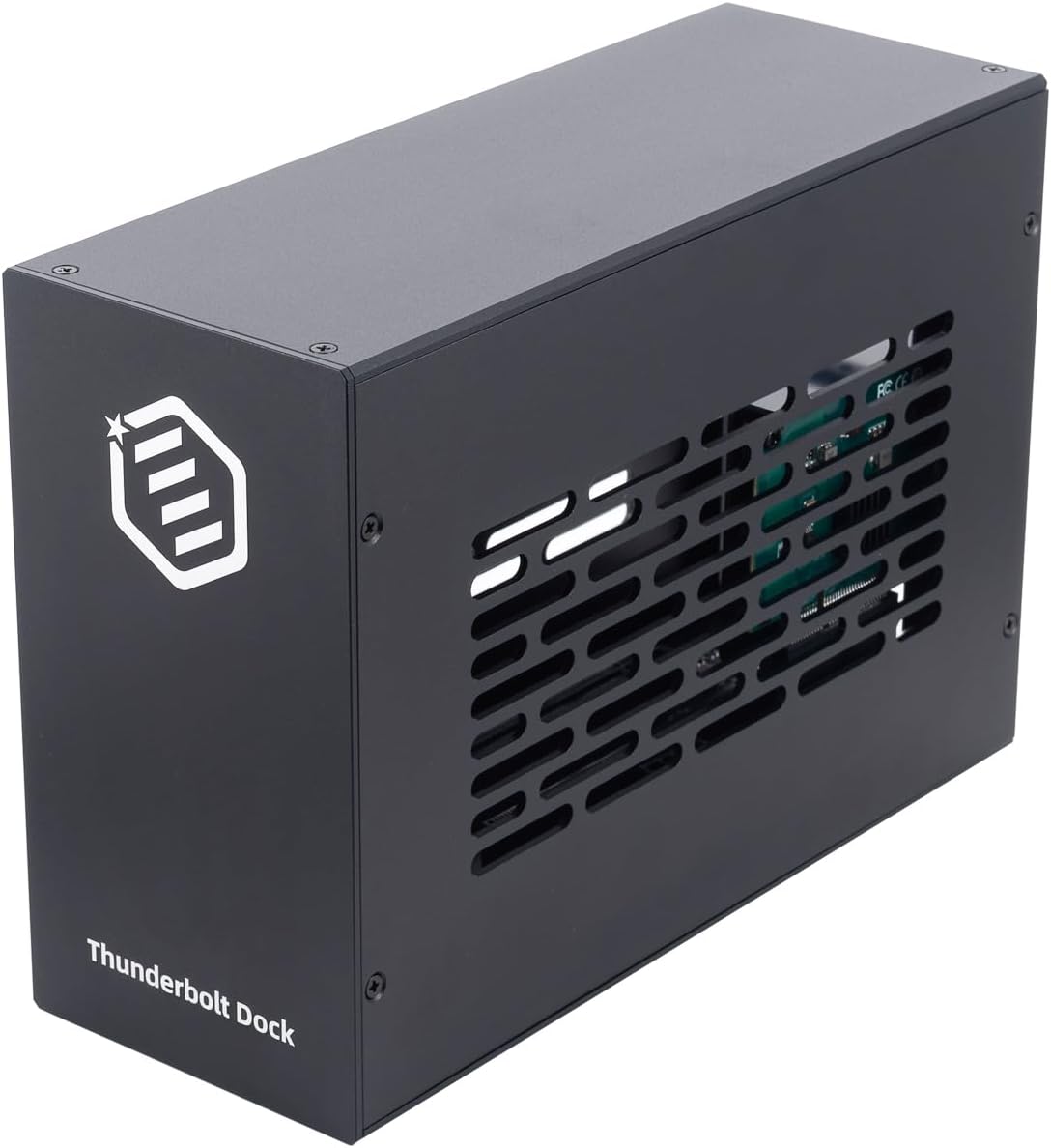 Thunderbolt 3 to 2 PCIe Expansion Chassis, External Enclosure with two PCI Express Slots, Dual PCIe Dock for Laptops/NUC, TB3/DP 1.4 Output, Supports DeckLink Cards on Windows/Mac (MK-T2Ls)