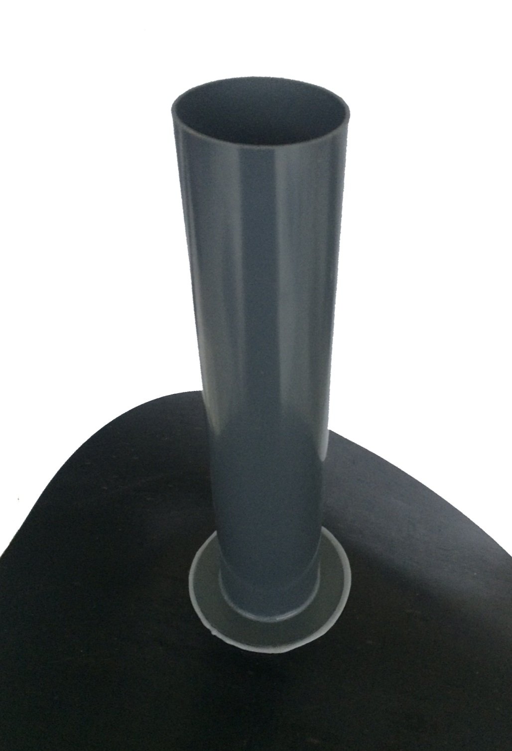 Ventilador sanitario de techo plano DN 70, brida bituminosa redonda, ventilación de techo, salida de aire, ventilador DN 75