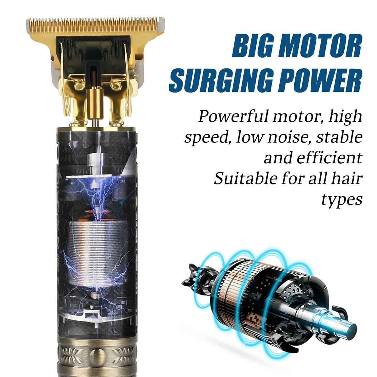 Hair Clippers for Men, Cordless Hair Trimmer Beard Trimmer for Men, Men's Grooming Kit for Hair, Face, Beard, Professional Electric Barber Clippers