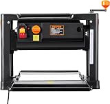 VEVOR Raboteuse à Bois Deux Vitesses Raboteuse Stationnaire 30,1x33 cm Rabot d'Épaisseur Automatique Électrique Trois Lames 15 A 2000 W 23500 tr/min Faible Bruit pour Matériaux en Bois Dur et Tendre - 9