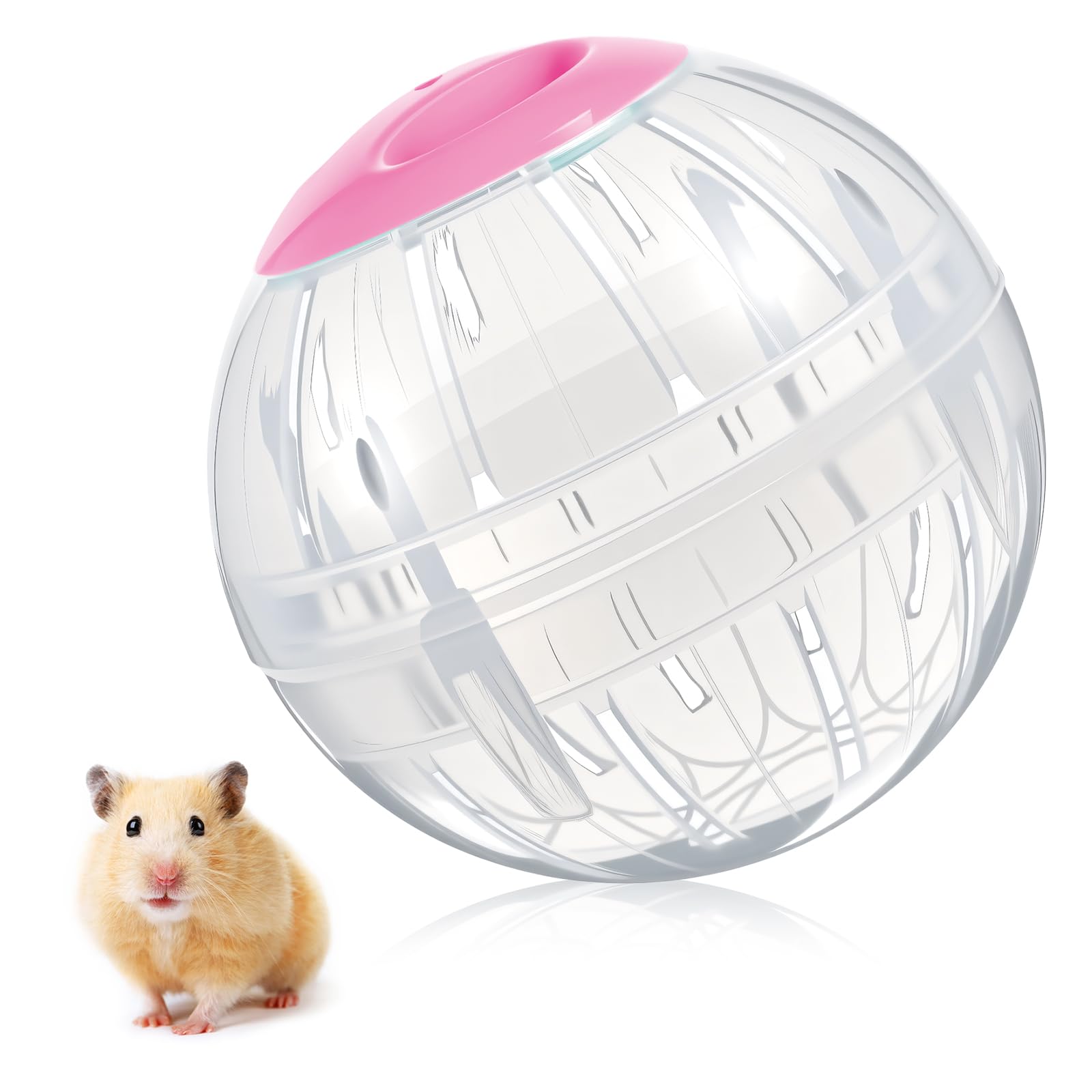 Fiyooau 5.7 Inch Hamster Ball, Clear Hamster Exercise Ball