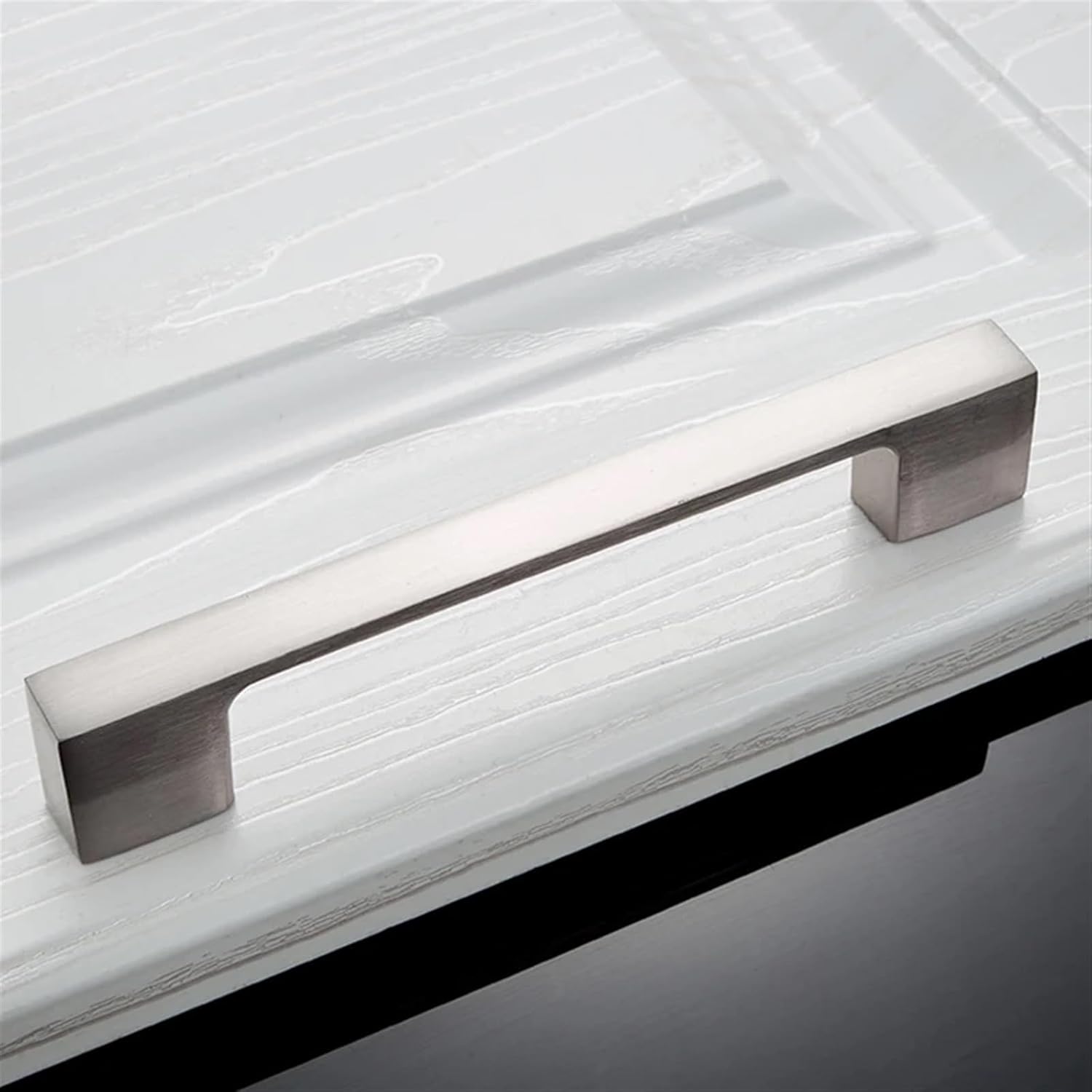 Modern Cabinet Handles Drawer Knobs Aluminum Alloy Wardrobe Door Handle Brushed Pulls Modern Style Furniture Handle 128mm/160mm 1Pcs (Color : 128mm)