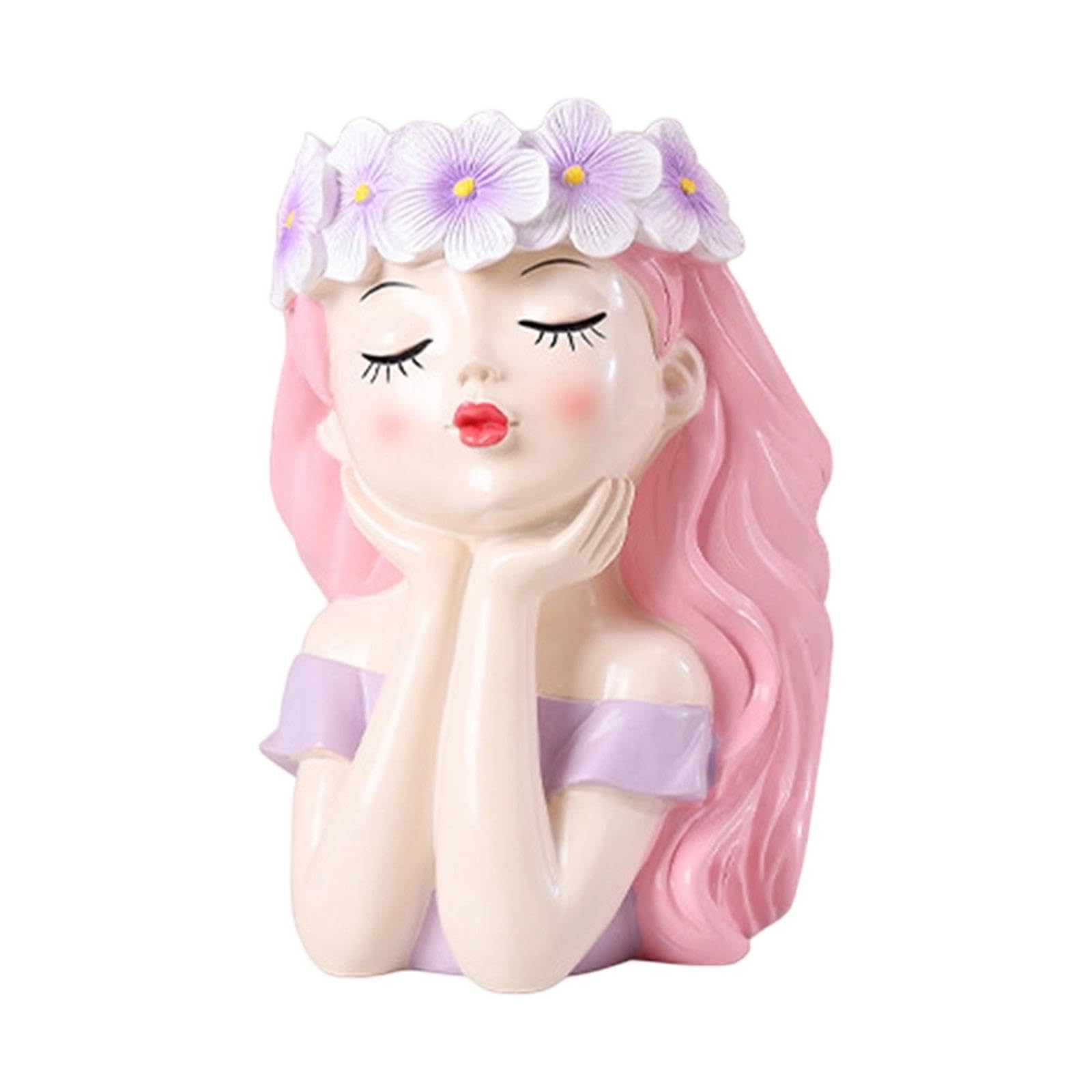 Pot de fleurs figurine compact pour sublimer une petite table de balcon