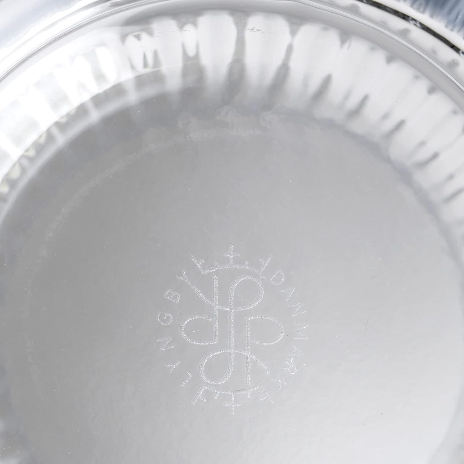 Rosendahl Lyngby Vase, Burgundy Mouth Blown Glass Grooved Design, 8.07" Fluted Light-Play Column, Gift-Ready Danish Design Statement