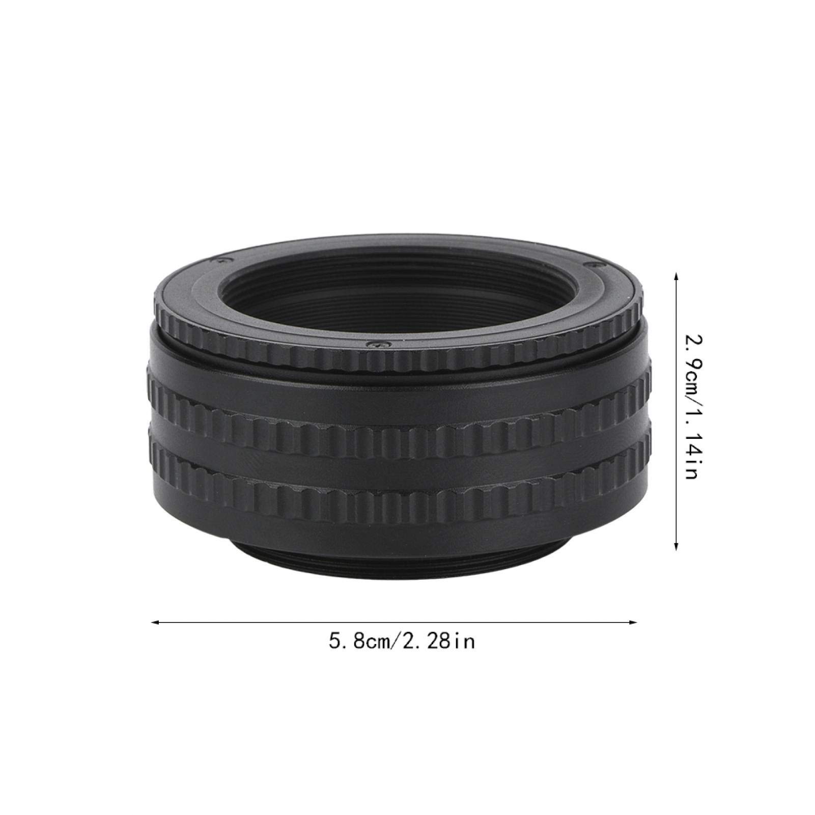 Bague de Mise au Point, Adaptateur hélicoïdal Accessoire de Tube Macro M42 à M42 avec Adaptateur d'objectif pour Le Remplacement de l'équipement pour Ajouter Une Bague de Mise au Point