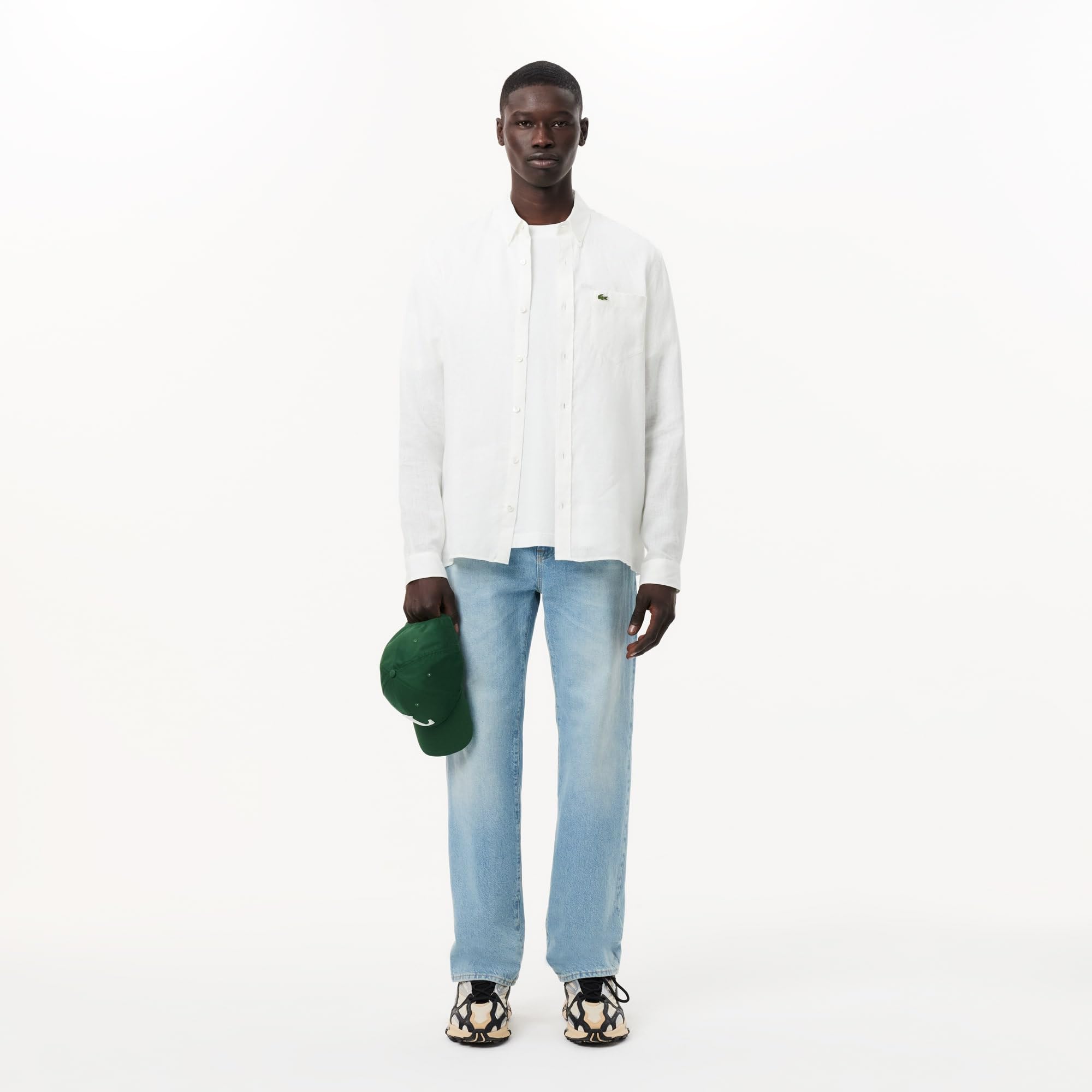 Lacoste-Men S L/S Woven SHIRT-CH5692-00