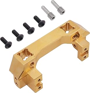Treehobby Heavy Duty Brass Front Bumper Mount Servo Mount Compatible with traxxas TRX-4 TRX4 1/10 RC Crawler Rock Upgrade Parts