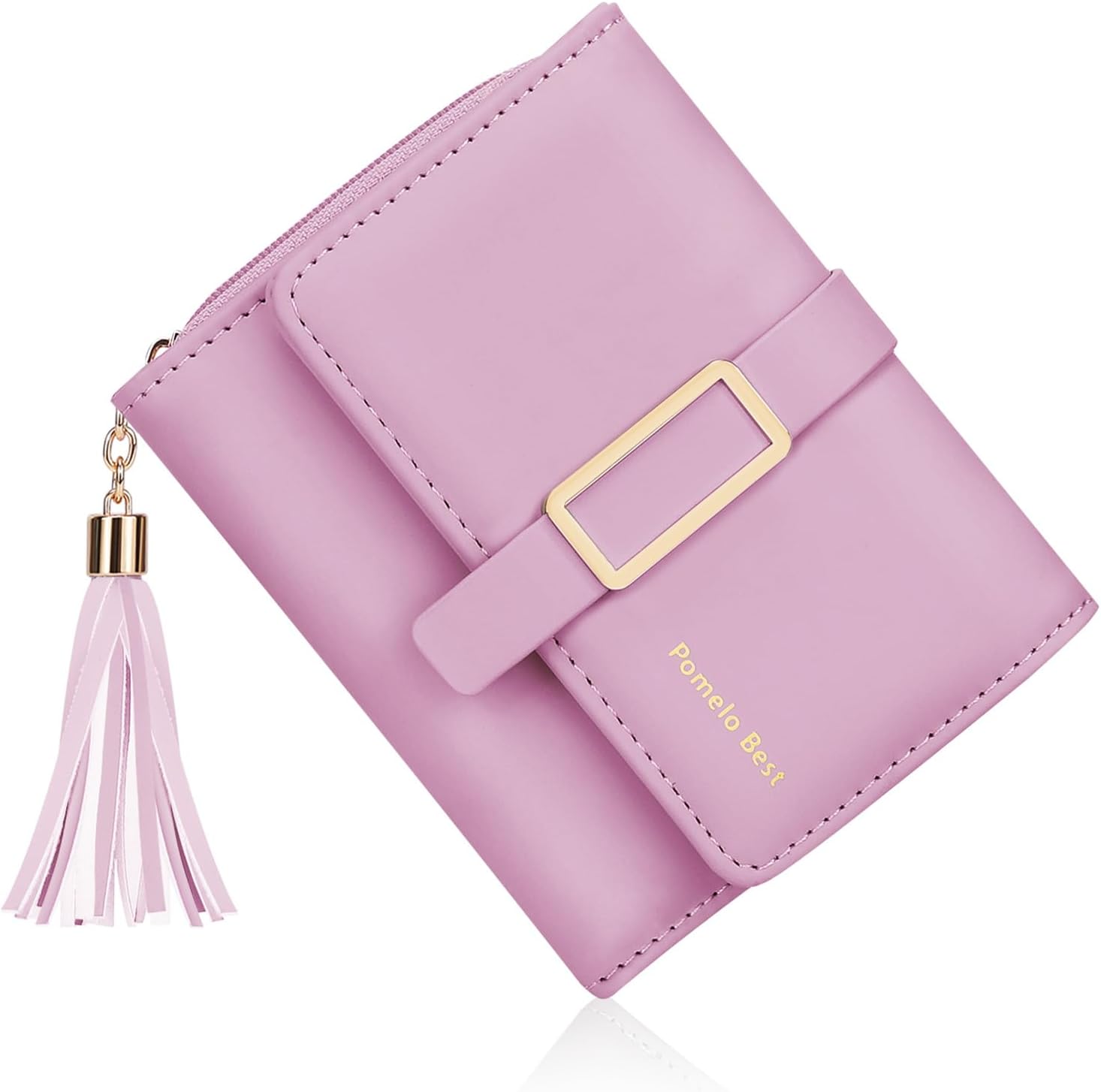 Amazon.co.jp [Pomelo Best] ポメロベスト 財布 レディース 三つ折り財布 折りたたみ財布 短財布 小銭入れあり