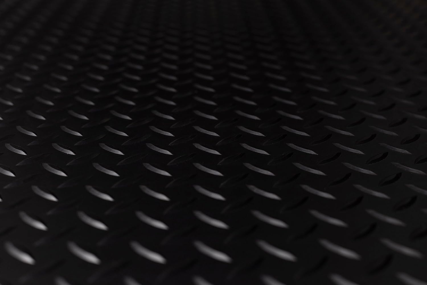 G-Floor Performance Vinyl Garage Runner Diamond Tread Pattern (Midnight Black, 27" x 96")