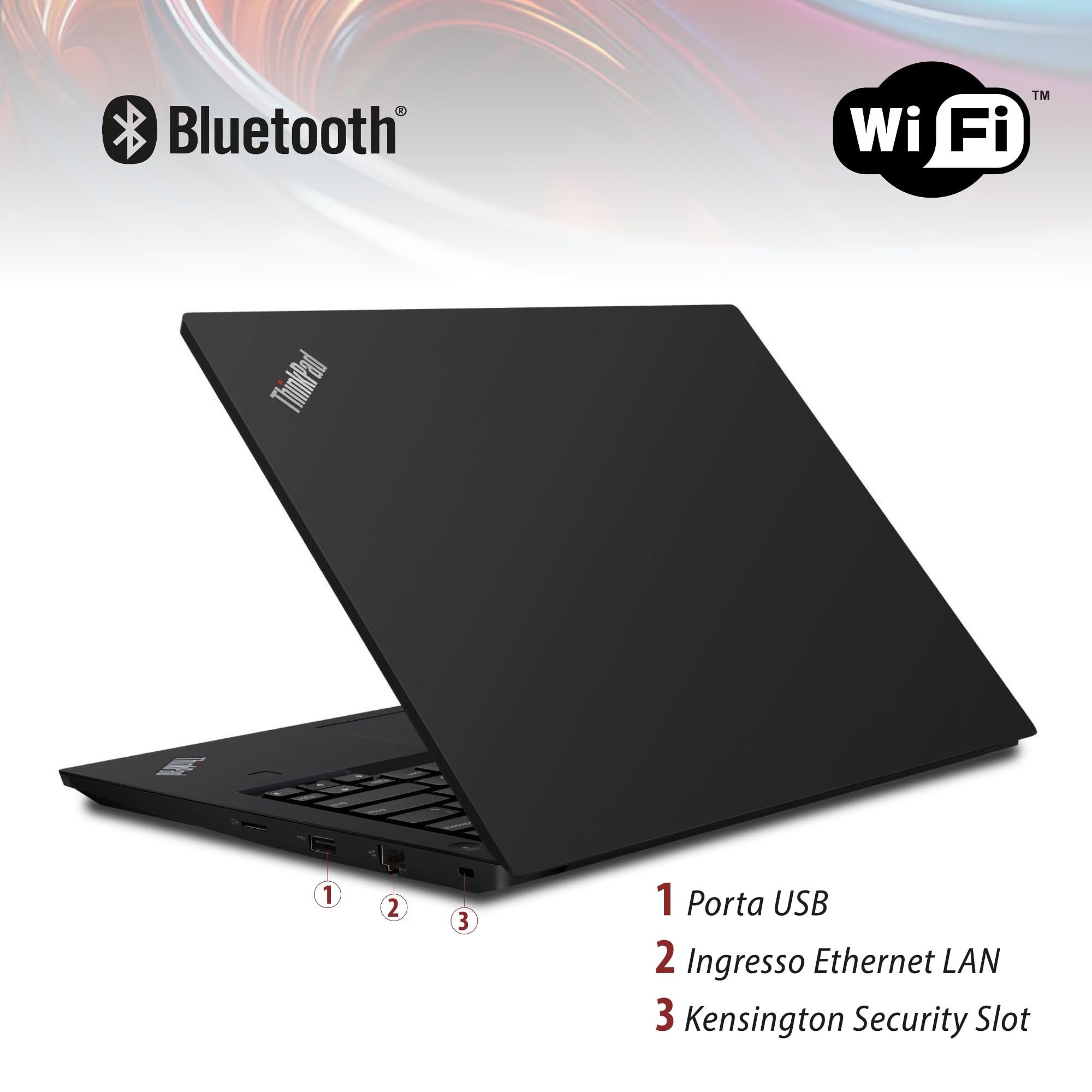 Lenovo ThinkPad, Pc Portatile Intel i5-8265u 4 Core 1.6Ghz, Ram 16Gb SSD 512Gb, Display 14.1" HD, Win 11, Notebook Pronto all'uso con Libre Office, Omaggio Chiavetta USB FingerPrint (Ricondizionato)