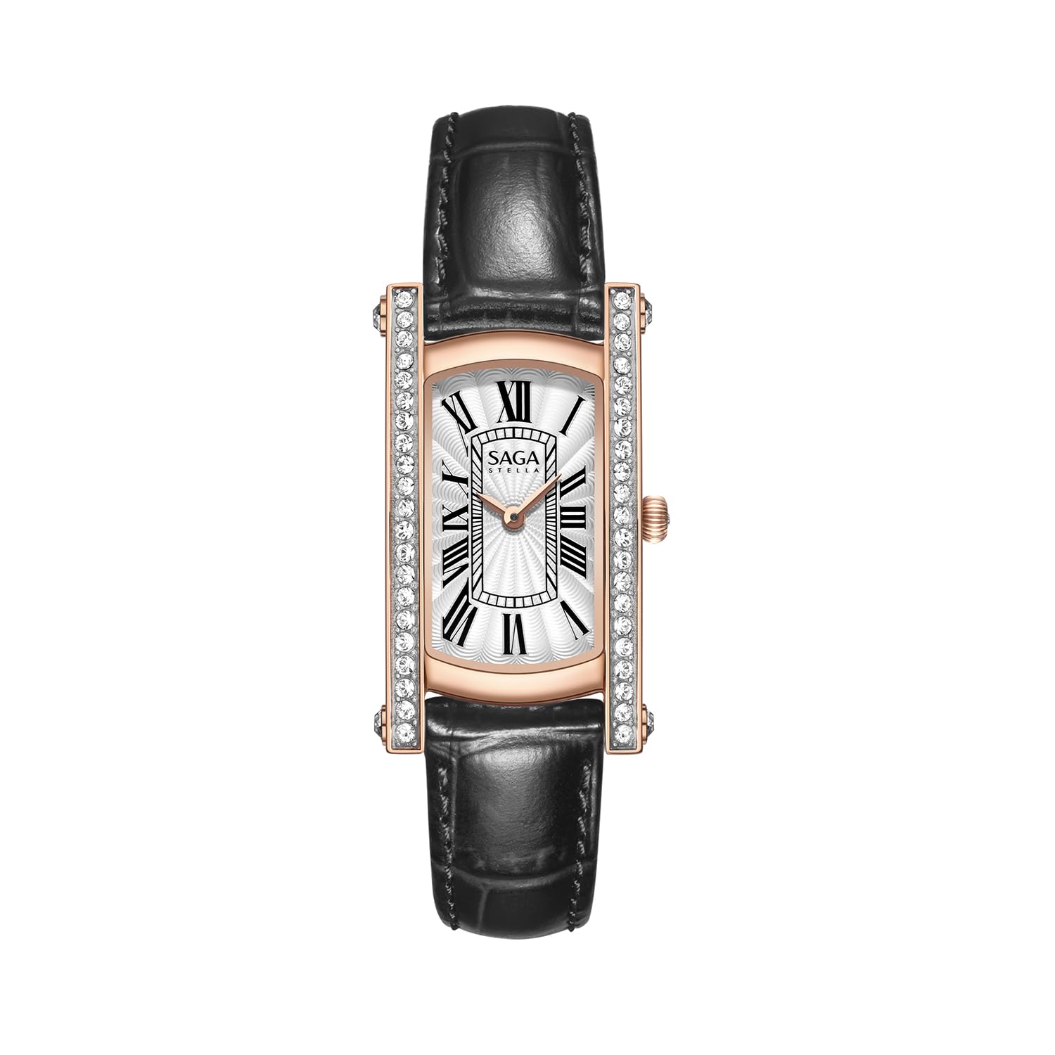 SAGA Fashion Retro Square Watches for Women Crystal Surround  display picture 1