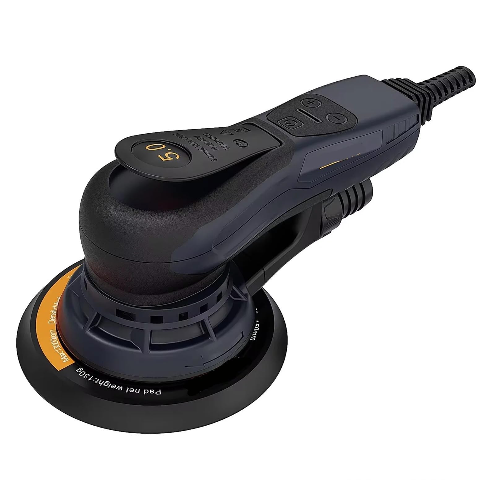 Lucidatrice, Levigatrice orbitale elettrica da 350 W, levigatrice for lavorazione del legno, lucidatrice for carrozzeria, motore brushless for rettifica