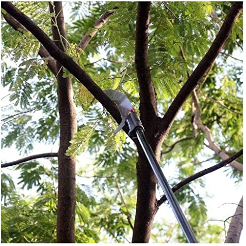 Telescopic Pruning Saw,Red Extendable Telescoping Landscaping Pole Saw Used for Pruning and Trimming Branches and Leaves High-Altitude Fruit Tree Branch Saw Gardening Tool(3.6m) - Image 5