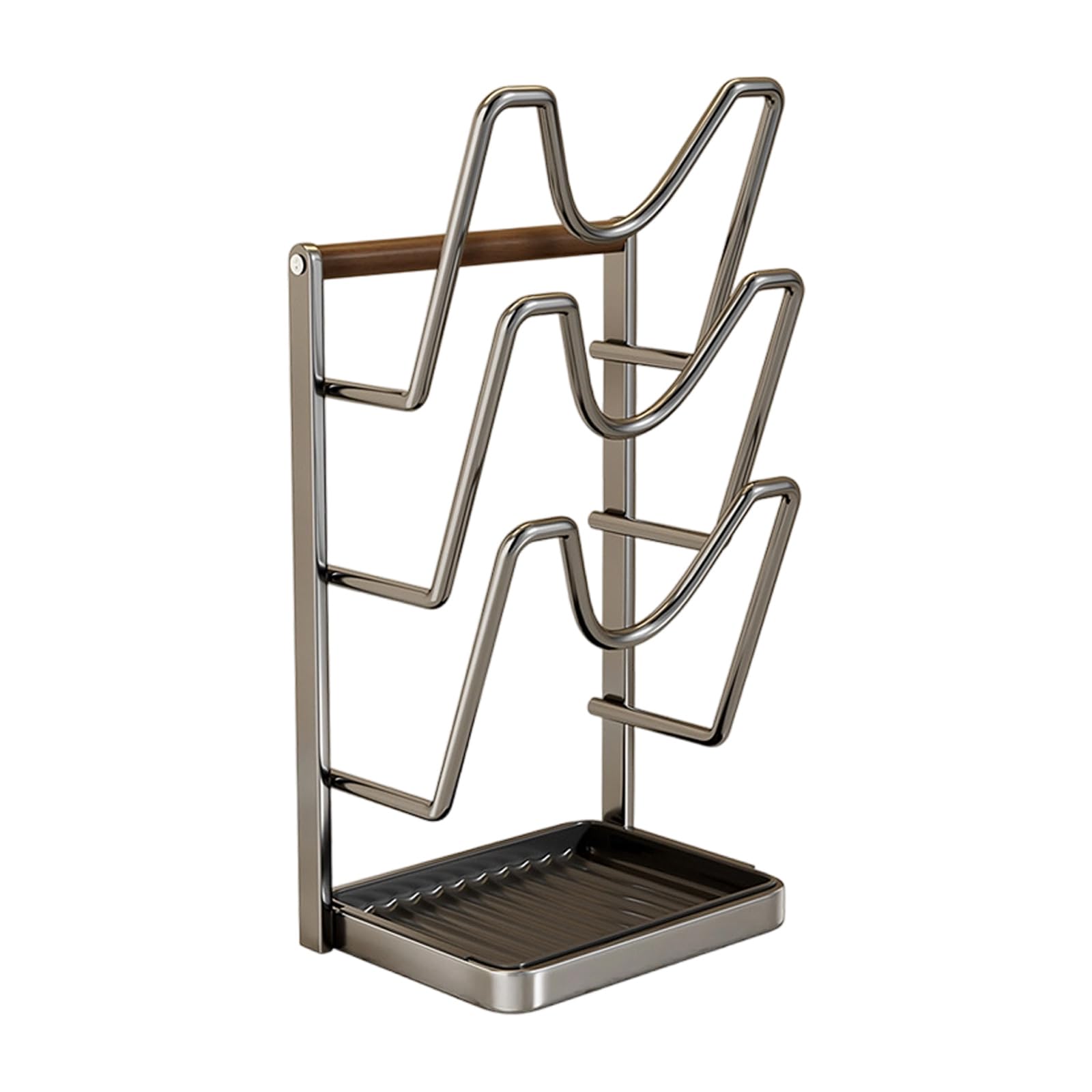 hogtnd Sturdy Lid Holder Stand with Non-Slip Base Secures Cooking Utensil Boards and Safely Prevents Accidental Spillage Multipurpose Shelf
