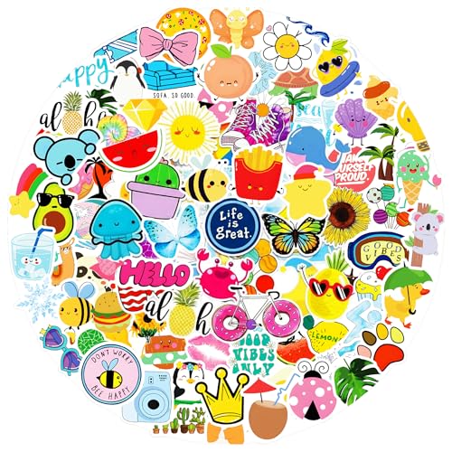 300Pcs Cute Stickers for Kids, Waterproof Water Bottle Stickers for Teens Boys Gils, Kawaii Vinyl...