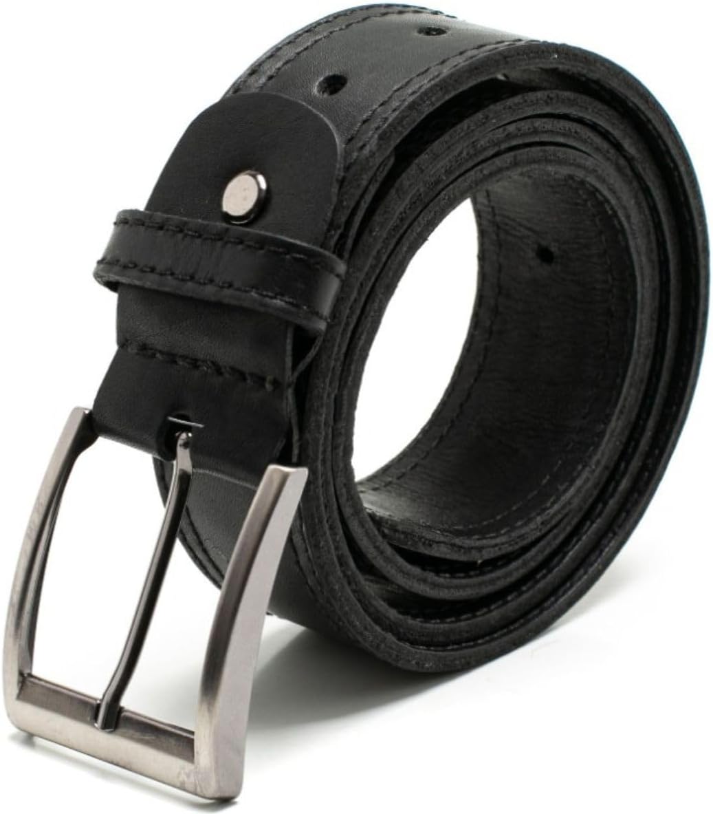 Cinto Largo Masculino Em Couro 100% Natural