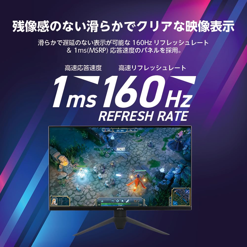 Amazon.co.jp: AVISTA ゲーミングモニター 27インチ 液晶 4K UHD Fast