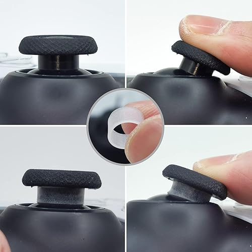 Miniatura 3 de ZHI-NYLLDJS FPS - Juego de tapas de agarre para el pulgar para Xbox One (Serie X, S), tapas de silicona para palillos de pulgar y tapas de joystick