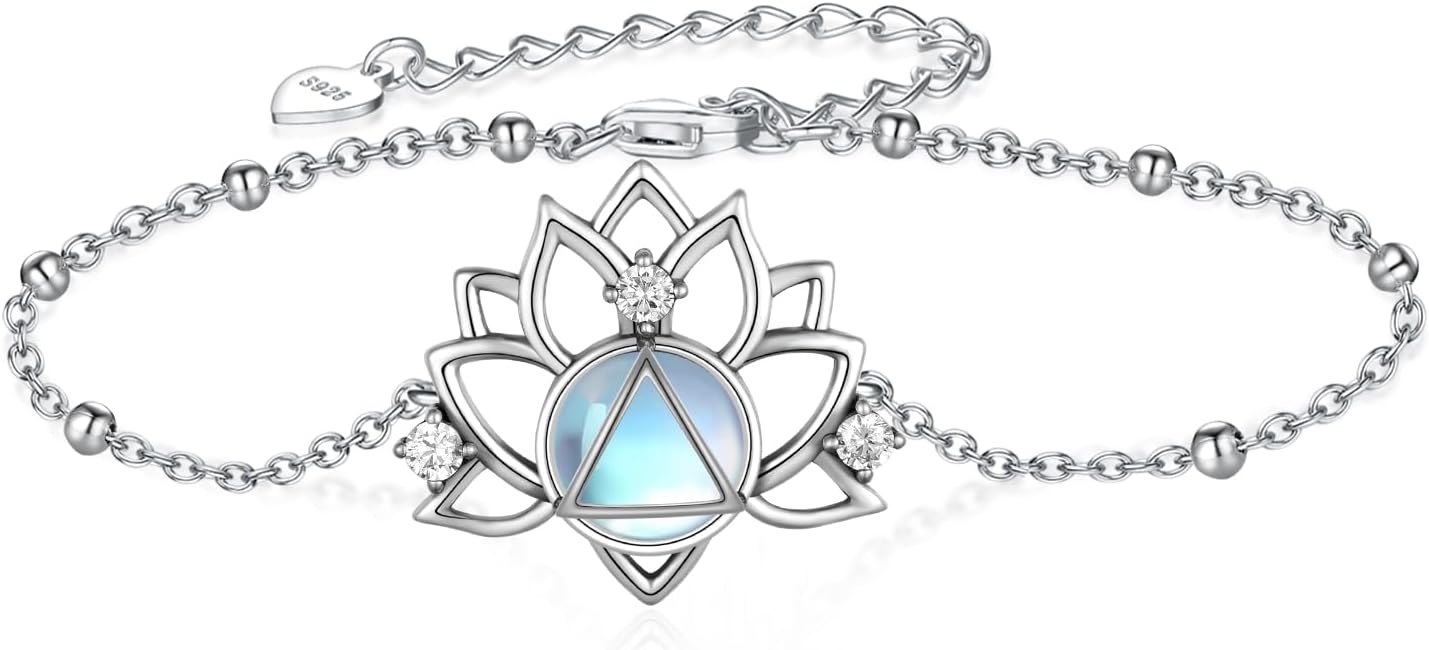 Sobriety Gifts for Women 925 Sterling Silver Sobriety Bracelet AA Gifts Sober Gifts for Women Alcoholics Anonymous Gifts for Women
