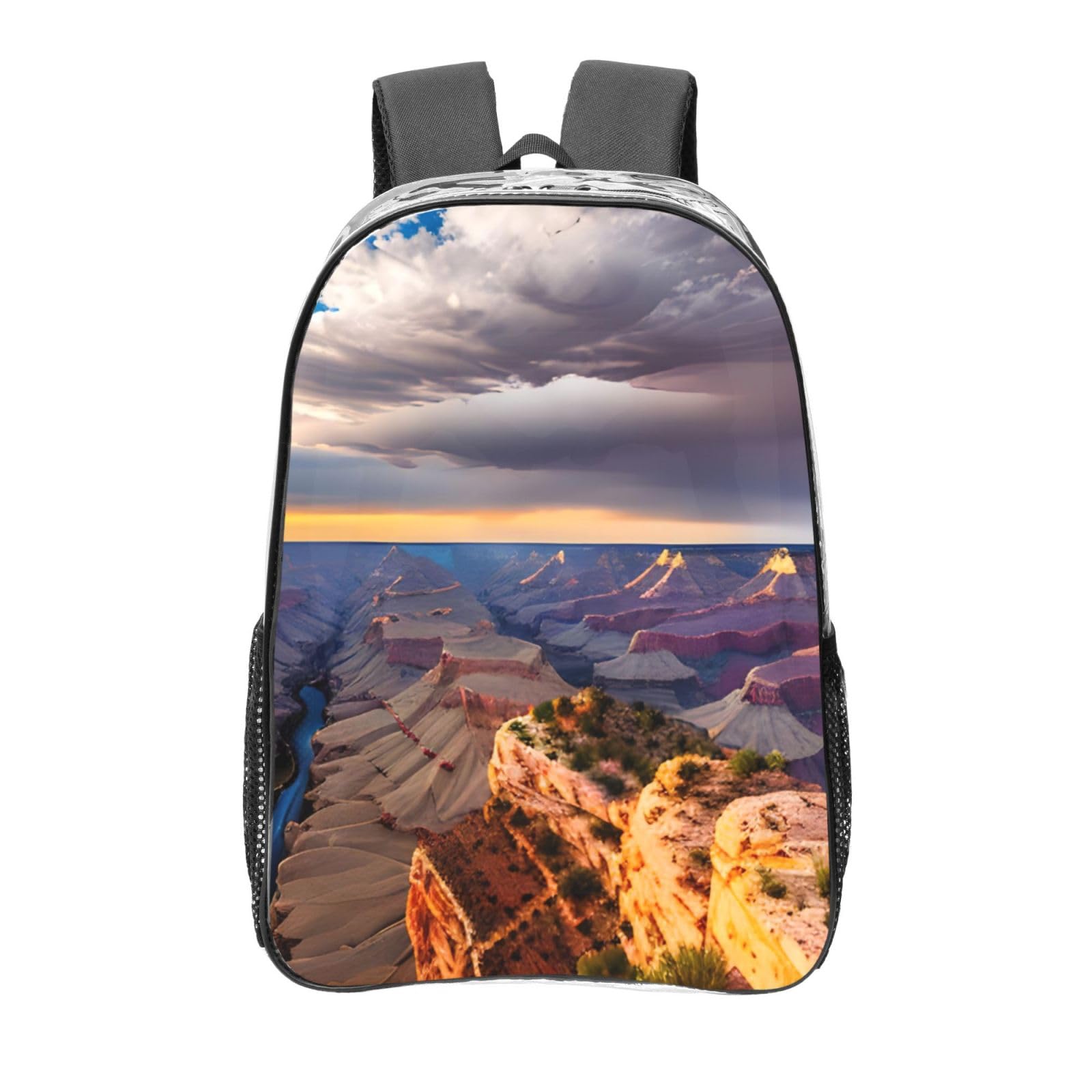 LNNIUK Beauty Grand Canyon 1 print 16 Inches Clear Backpacks for Office Large Backpack Clear Bookbag for College