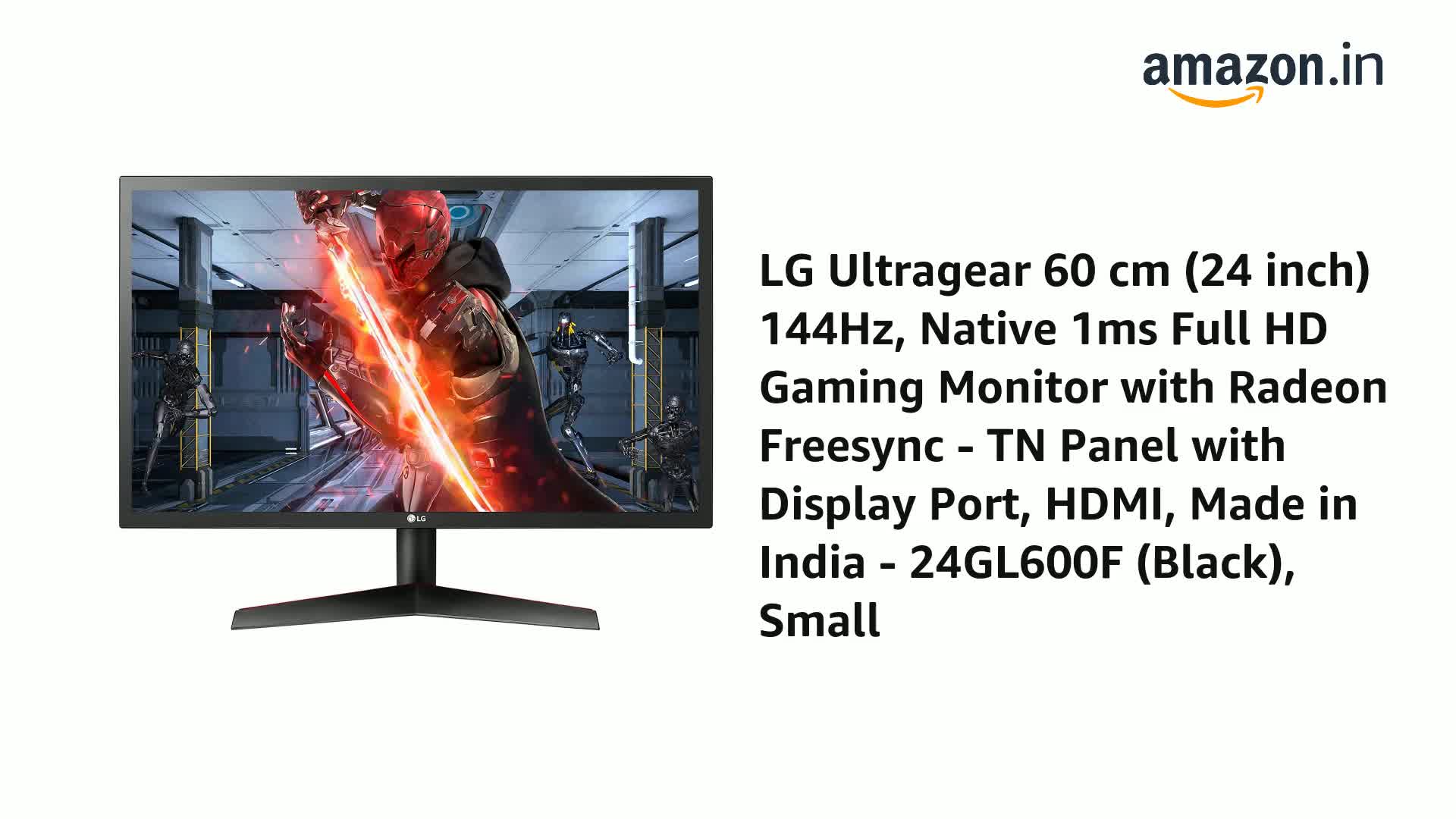 Amazon.in: Buy LG Ultragear - 24Gl600F 